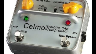 Video thumbnail for CELMO sardine can, Compressor / filter guiar pedal demo, Msm workshop. by MSMWorkshop