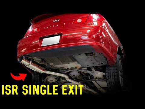 Infiniti G35 Sedan Gets ISR Single Exit Exhaust!