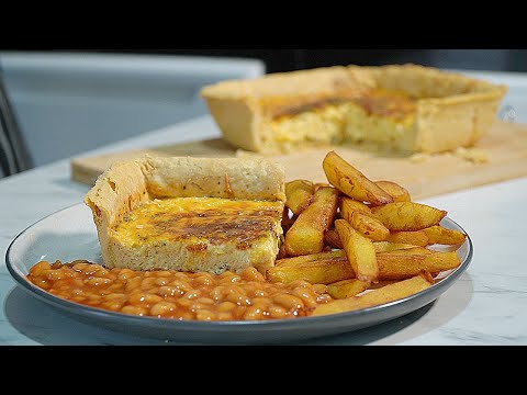 Old School Cheese Flan BRITISH CLASSIC