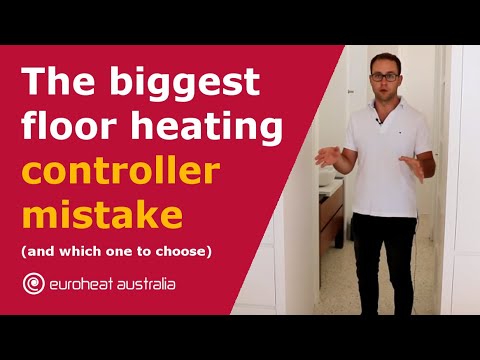 Floor heating: The biggest mistake when positioning the controllers