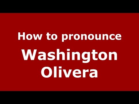 How to pronounce Washington Olivera (Spanish/Argentina) - PronounceNames.com