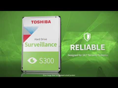 TOSHIBA S300 Surveillance HDD 4TB 3,5 colio SATA 5400rpm 256MB 24/7 3m. BULK video