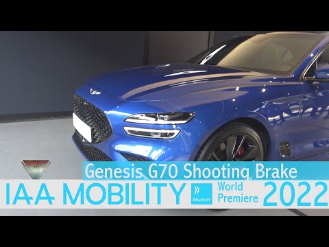 2022 Genesis G70 Shooting Brake  Interior and Exterior  IAA 2021 Munich   MESSE MÜNCHEN