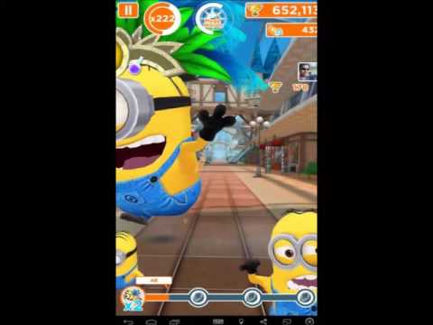 Despicable Me Minion Rush - Level 633 Downtown 3 Fruits and 634, 635, 636 The Mall 9 Fruits