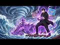 I Upgraded a Broken Raft into a Purple Battleship with My "Mecha-God System" & Braved a Sea Cyclone!