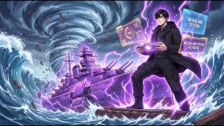I Upgraded a Broken Raft into a Purple Battleship with My Mecha-God System & Braved a Sea Cyclone!