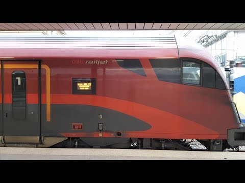 International ÖBB Railjet in München Hbf: RJX260 München Hbf