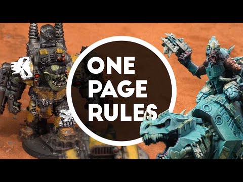 Orc Marauders vs Saurians One Page Rules Battle Report Ep 27