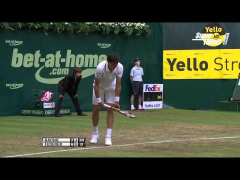[HD] ATP Gerry Weber Open, Halle 2012, QF -  [2] Roger Federer (SUI) vs.  [5] Milos Raonic (CAN)