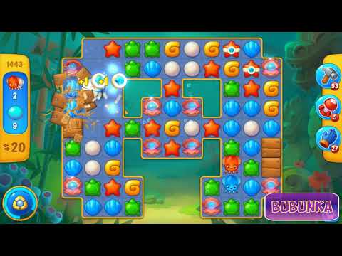 Fishdom level 1443 HD