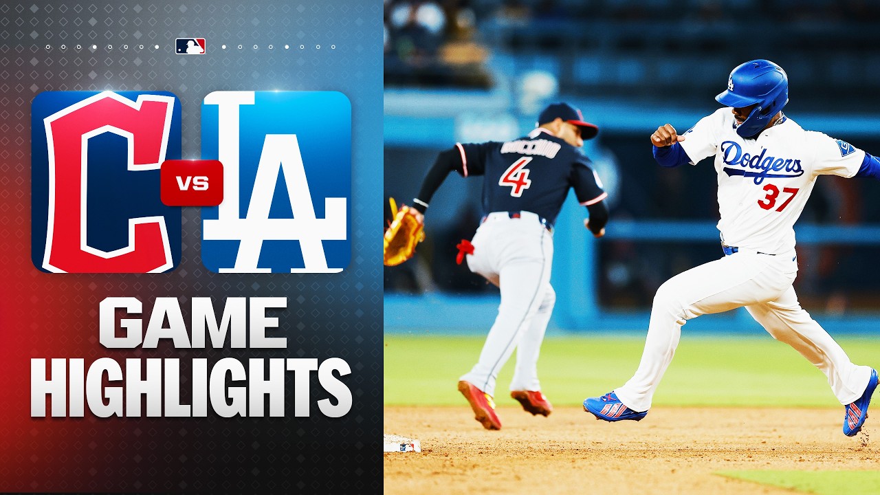Guardians vs. Dodgers Game Highlights (3/30/26)