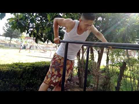 El paso del aguila en barras paralelas