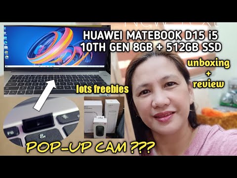 UNBOXING HUAWEI MATEBOOK D15 2021 PLUS REVIEW WITH MANY FREEBIES