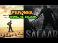 Fan War Dunki Vs Salaar Sharukh