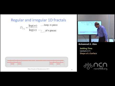nanoHUB-U Nanobiosensors L2.1: Settling Time - Shape of a Surface