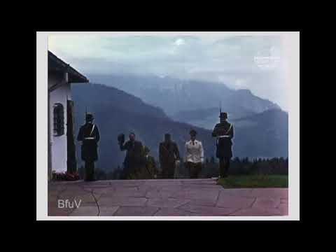 Hitler’s Berghof Then and Now. In the Obersalzberg above Berchtesgaden Germany.