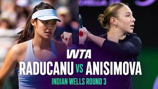  Amanda Anisimova Hancurkan Emma Raducanu, Melaju ke Babak 16 Besar Indian Wells
