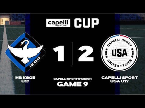 Game 9 - HB Køge U17 vs Capelli Sport USA U17 (Full game)
