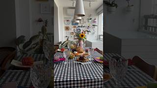 Vídeo de Toalha de Mesa Quadrada Xadrez com Corações Coloridos 4 Lugares (1,50m) - algodão tricoline