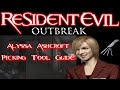 Resident Evil Outbreak Alyssa S Picking Tool Guide