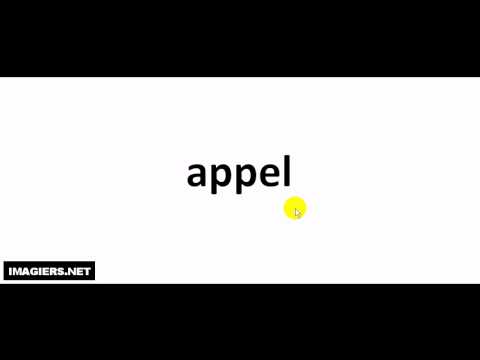 How to pronounce appel