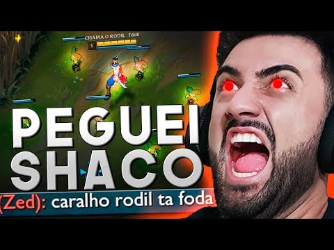 O QUE ACONTECE QUANDO O RODIL PEGA SHACO NO URF?