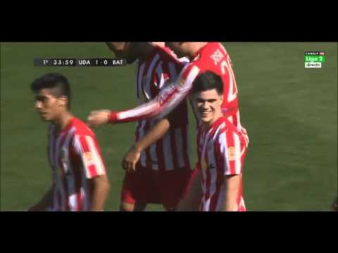 Gol de José Ángel Pozo en el UD Almería 3 2 Bilbao Athletic Con Comentario UDA Radio!!