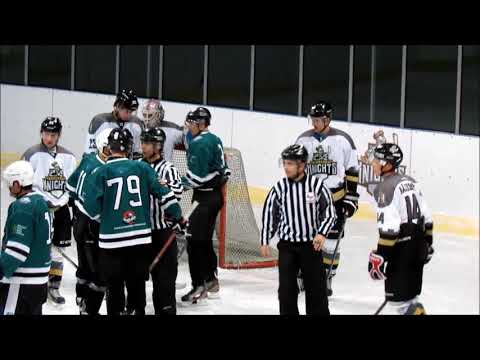 Hluboká n.Vlt. Knights - Český Krumlov 3:5, 2017-18 (střety a šarvátky)