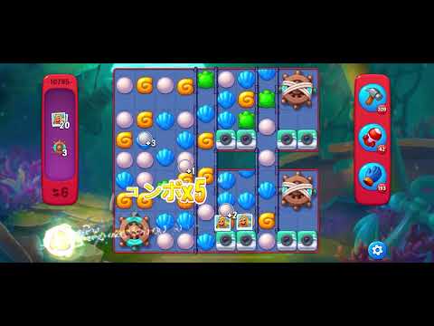 Fishdom Hard level 10795 no boosters フィッシュダム ハード