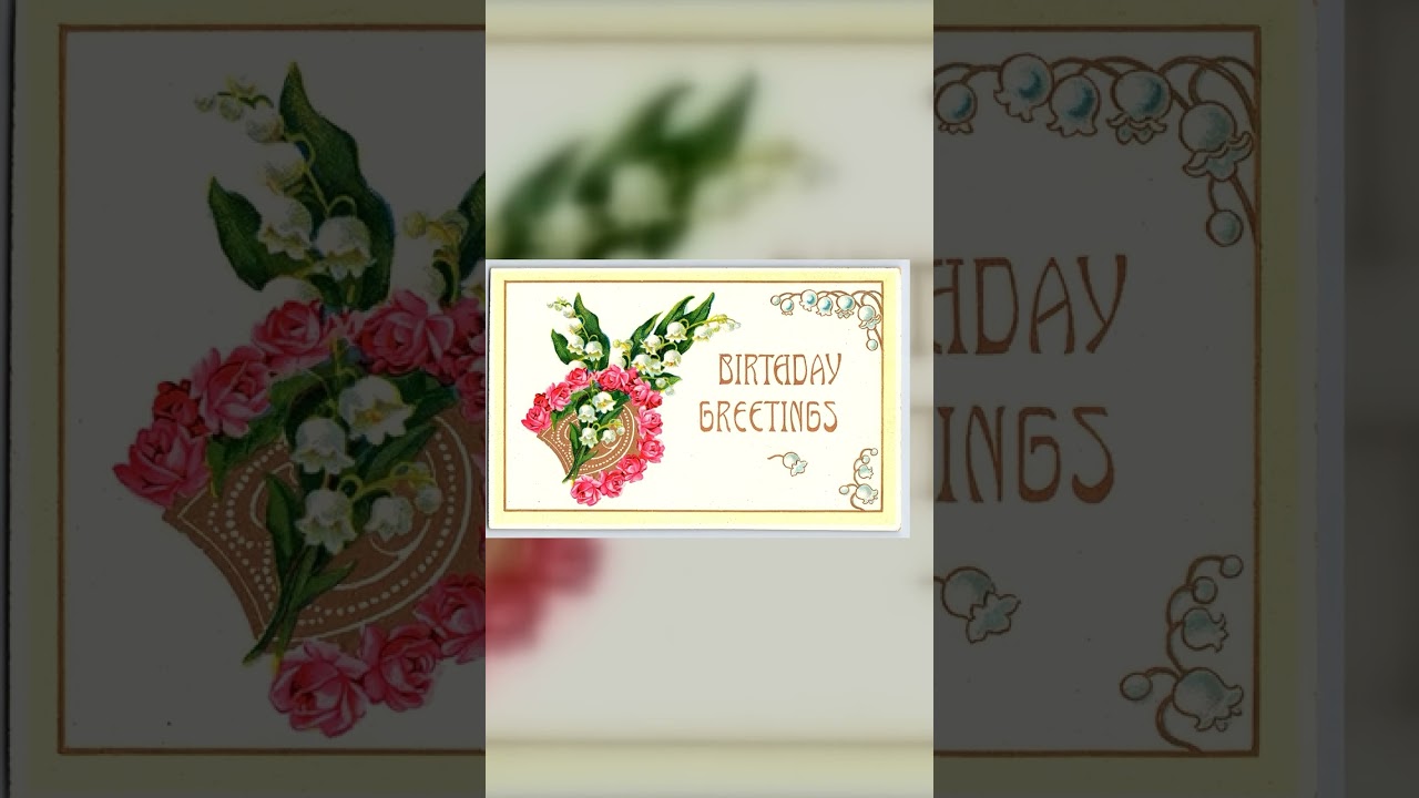 S & M New York & Berlin, Divided Back, Birthday Greetings, Early 1900s Video