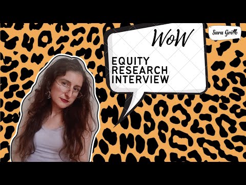 EQUITY RESEARCH INTERVIEW - Tips from ex-Lehman Analyst