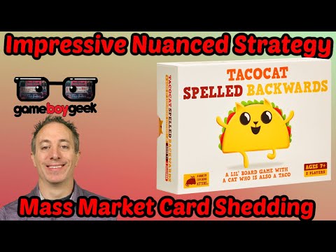 Tacocat Spelled Backwards Review: Impressive Nuanced Strategy In This Mass Market Card Shedding Game