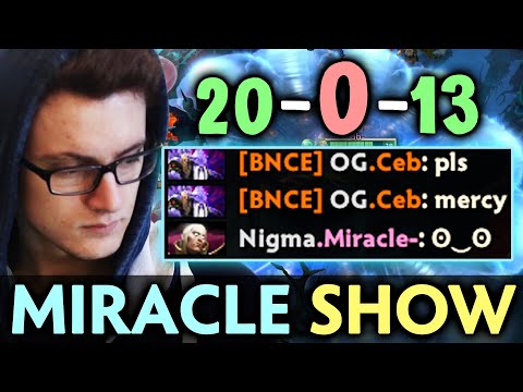 Miracle 1 vs ALL Invoker SHOW — 0 DEATHS