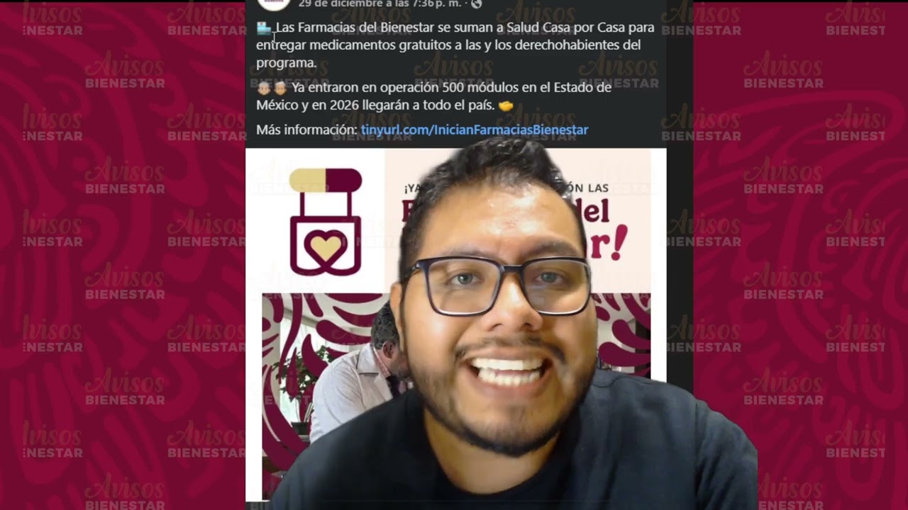 Las Farmacias del Bienestar se suman a Salud Casa por Casa para entregar medicamentos gratuitos