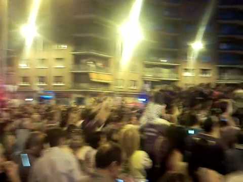 Ascenso Palencia a 2ªB!! Plaza España.