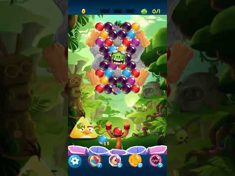 Angry Birds POP Bubble Shooter - Level 81. Gameplay Android walkthrough