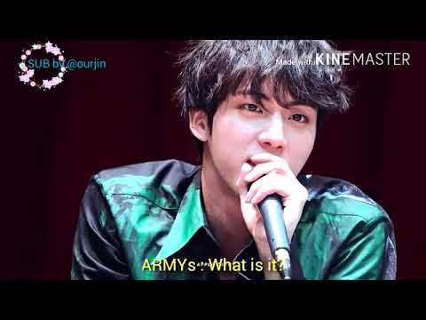 [ENG]180527 BTS Fansign | Jin Dad-Joke
