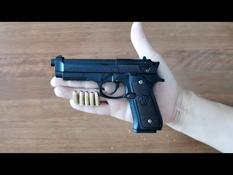 Alloy Army Mini Beretta M92A1 Toy Gun Unboxing 2023 - Miniature Shell Ejection Pistol