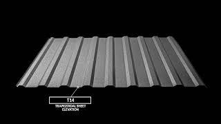 Hornval Trapézový plech T14 Super 25 Polyester Gloss 0,5 mm