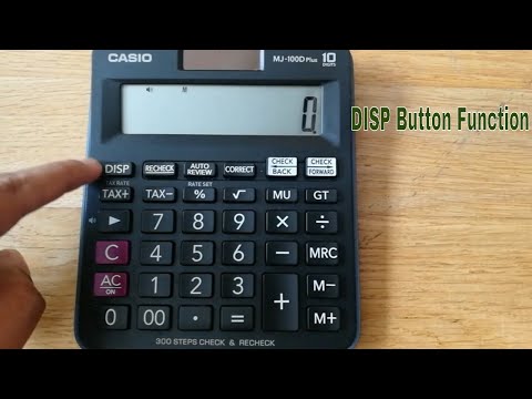 How To Use DISP Function On Calculator - Easy Trick