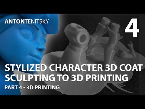 Photo - Stylized Character for 3D Printing - Part 4 (Final) | 3DCoat 3D spausdinimui - 3DCoat