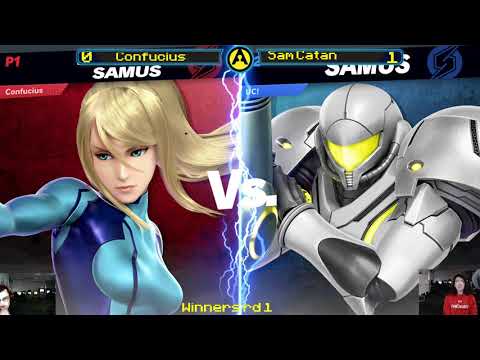 Confucius(Roy,ZSS) vs Sam Catan(Samus) Arcade Legacy #51 SSBU  Winners rd 1