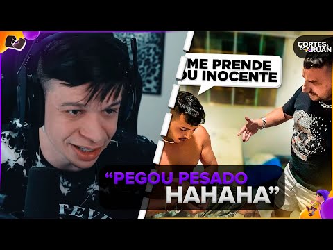 ARUAN REAGE: PRENDI O RENATO GARCIA ( Não tive saída) (MARCIO ROBLES) - Cortes do Aruan