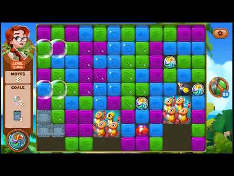 Lost Island Blast Adventure Level 1864 - NO BOOSTERS 🏝️ | SKILLGAMING ✔️