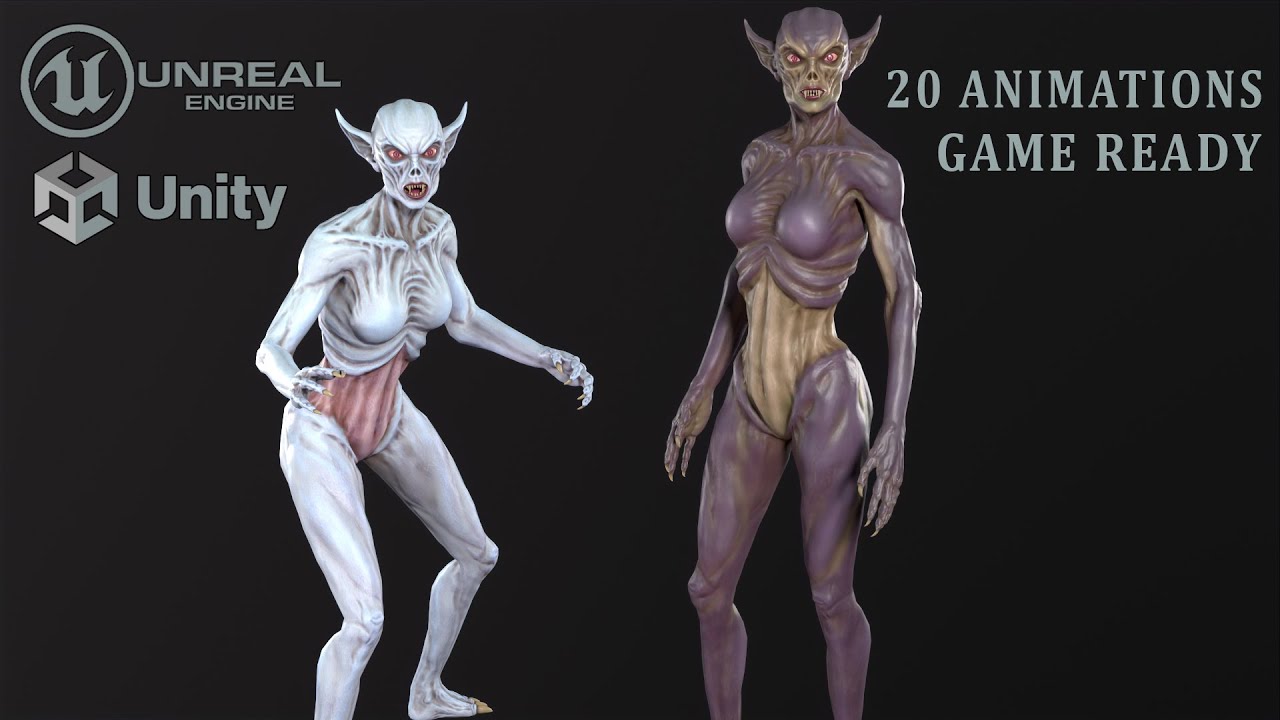 Vampiress 3D Model