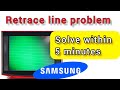 Retrace Lines On Crt Tv Samsung Crt Tv Retrace Lines Problem