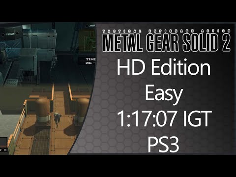 MGS2: HD Edition | PS3 | Easy | Any% | 1:17:07 IGT