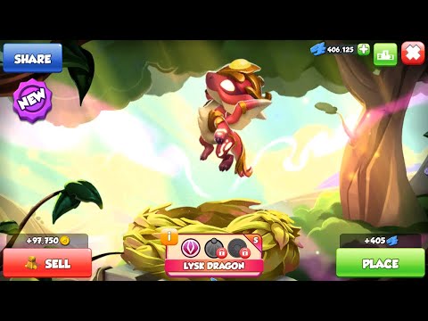 Hatched Lysk Dragon-Dragon Mania legends | Gardener Dungeon week | DML