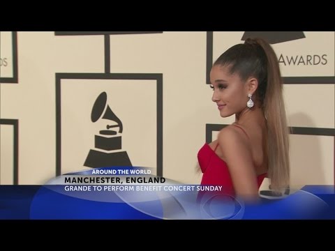 阿麗亞娜-格蘭德和朋友們將於週日在曼徹斯特舉行慈善音樂會。 (Ariana Grande, friends to perform at charity concert in Manchester on Sunday)
