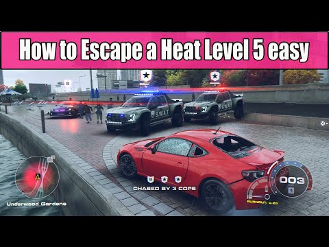 Need For Speed Unbound How to Escape a Heat Level 5 easy, SWAT, Helicopter